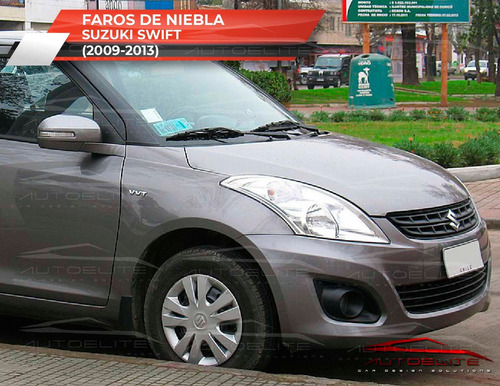 Imagen 9 de 10 de Kit Faros Niebla Suzuki Swift 2012 2013 Biseles Y Switch