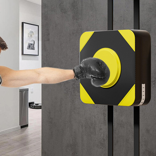 Bolsa De Boxeo Montada En La Pared Para Boxeo, Amarillo 40cm