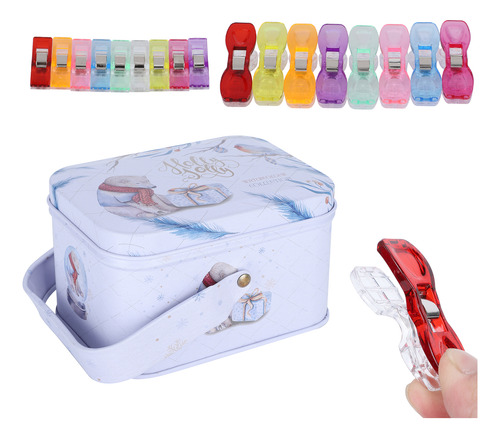 Pinzas De Varios Colores Para Hacer Dobladillos De Tela, Plá