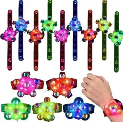 Pulsera Led De 25 Pulseras Para Decoración De Cumpleaños Par