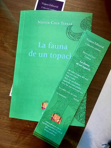 Libro Poesía La Fauna De Un Topacio Nestor Cheb Viajera Ed
