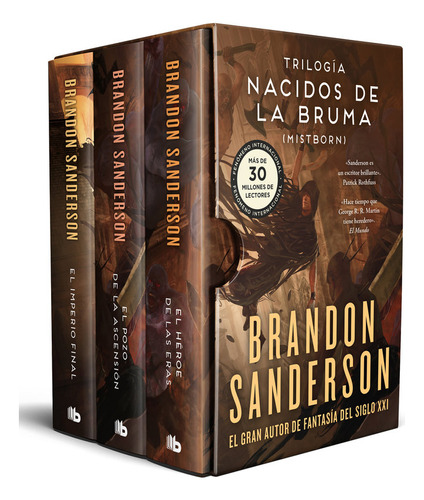 Estuche Mistborn, De Brandon Sanderson. Editorial B De Bolsillo En Español