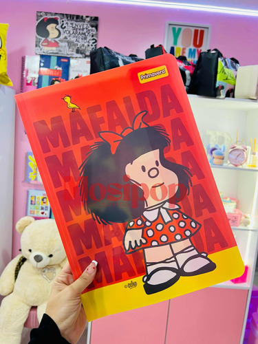 Carpetas Con Liga Oficio Mafalda