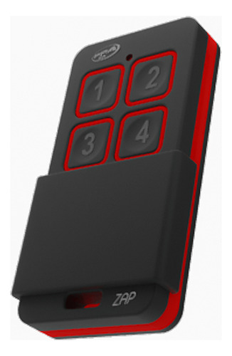 Kit De 2 Control Remoto Ppa Zap De 4 Botones Negro