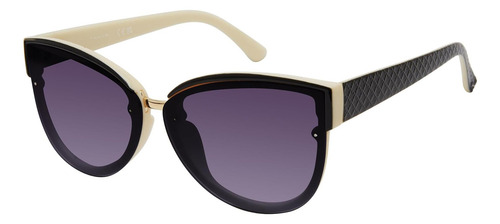 Tahari Gafas De Sol Retro Estilo Ojo De Gato Para Mujer, Neg