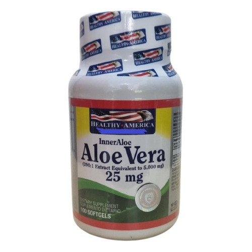 Aloe Vera 25mg Por 100 Softgels - Unidad a $380