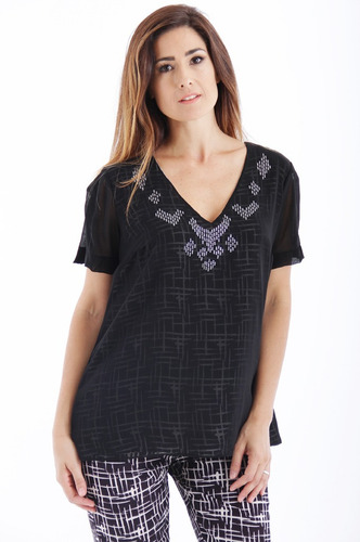 Remera Top Mirta Armesto Touch Mujer