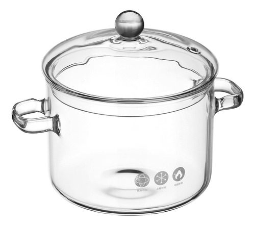 Cacerola De Vidrio Con Tapa, Estufa, Olla Con Tapa Y