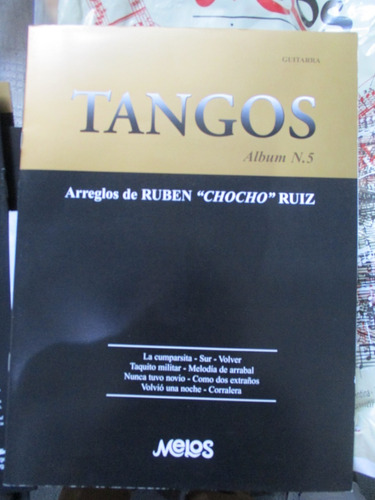 Imagen 1 de 3 de Tangos, Album Nº 5 Arreglos De Aníbal Arias. Guitarra 