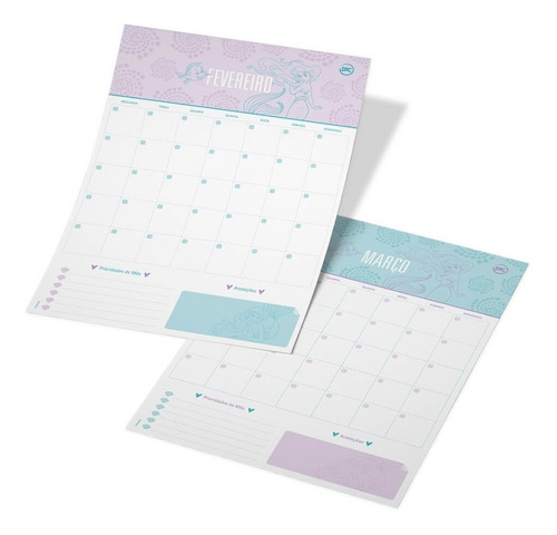 Imagem 5 de 5 de Prancheta Planner Disney Permanente 12 Folhas
