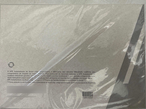 Manual Livrete Bordo Revisões Mitsubishi Eclipse Cross