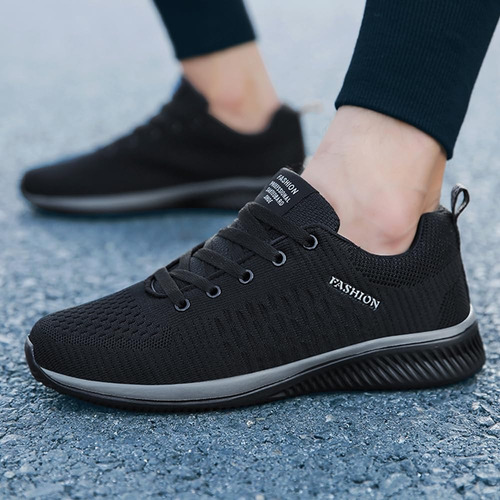 Zapatillas Deportivas De Punto Para Hombre Moda