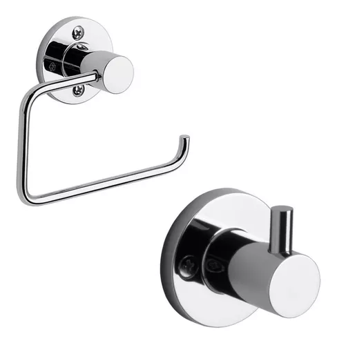 Accesorios Baño Kit Juego Piazza Sensus 6 Piezas Negro Cuota