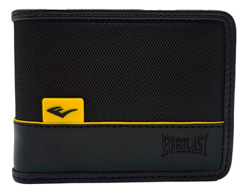 Billetera Everlast Perfecta Para Ocasiones Especiales Color Negro Diseño De La Tela Liso