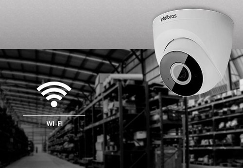 Câmera Ip Wi-fi Bullet Intelbras Vipw 1230 Com Microfone Cor Branco