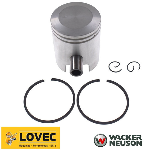Pistão E Anéis P/ Motor Wacker Wm80 Compactador De Solo