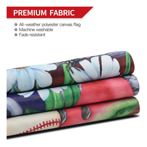 Bandera De Jardín Anley American Summer Welcome, 45 X 32 Cm,