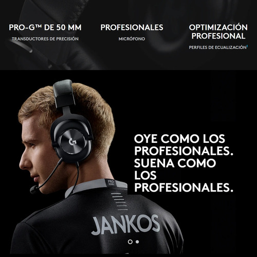 Diadema Gamer Profesional Logitech G Pro / Pc, Ps5|4, Xbox