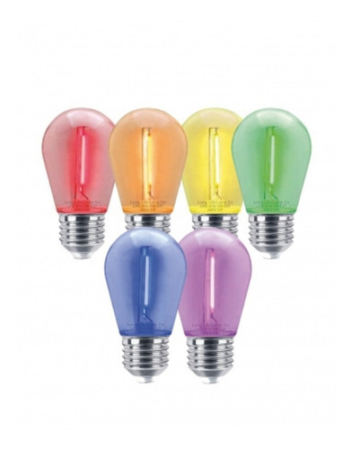 Lampara Led Mini Edison Retro 1w E27 Color A Eleccion