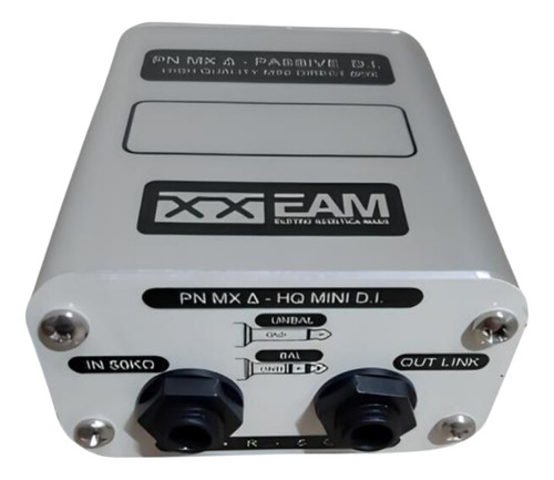 Mini Direct Box Pn Mx Delta Passivo 1 Canal Interface Audio