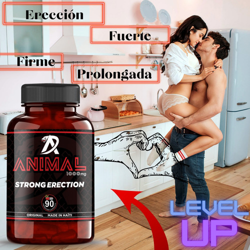 Erección Fuerte - Firme Y Prolongada - Animal 90 Cápsulas