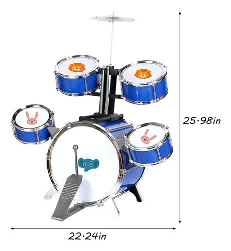 Un Minitambor, Instrumento Musical Infantil, Juguete Para Ni