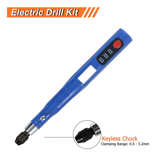 Kit De Taladro Manual Eléctrico Inalámbrico Recargable Por U