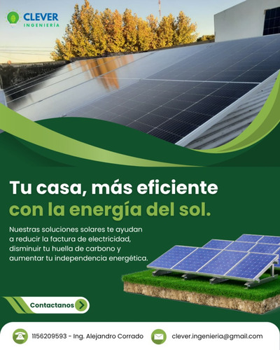 Instalación Paneles Solares. Proyectos Energías Renovables