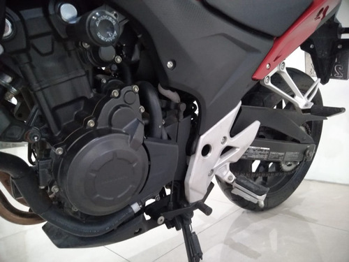 Imagem 5 de 15 de Moto Honda Cb 500f Vermelha 2015 Es