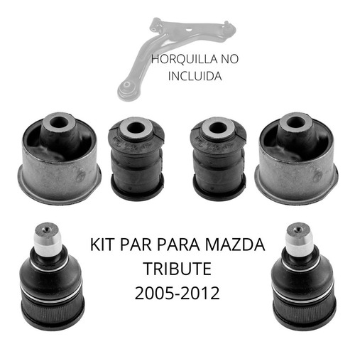 Kit Bujes Y Par Rotulas Para Mazda Tribute 2005-2012