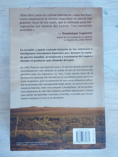 Libro La Guerra Del Vino (importado) (Usado)