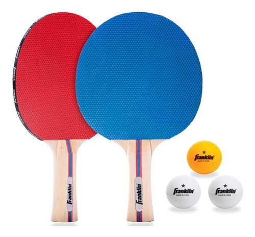 Raquetas Ping Pong Franklin 2 + 3 Pelotas +