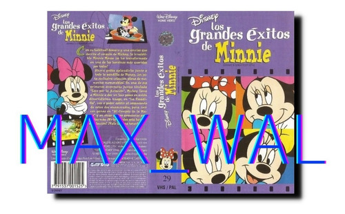 Los Grandes Exitos De Minnie Vhs Original Walt Disney Nuevo