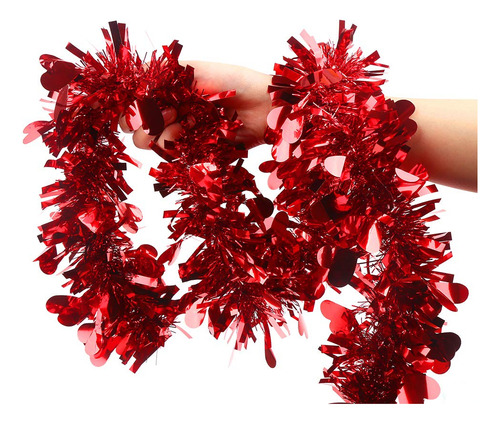 Guirnalda Tinsel Ccinee Para El Día De San Valentín Con Form