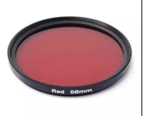Lente Filtro Vermelho Red 58mm P/ Go Pro Action Cam