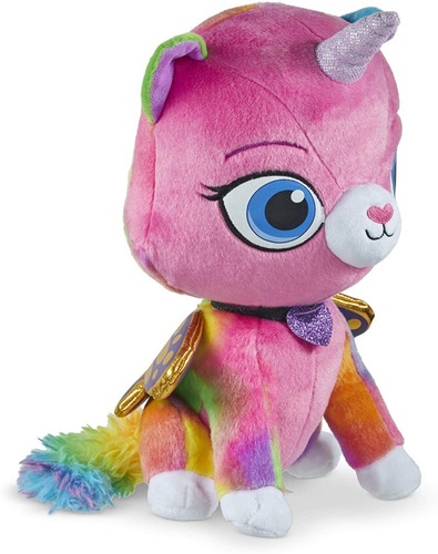 Fabuloso brinquedo de pelúcia Felicity Rainbow Unicorn de 14 polegadas