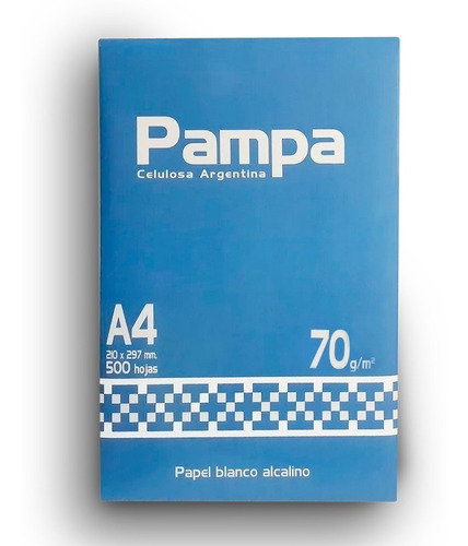 Resmas Pampa A4 70grs X Caja De 10 Unidades