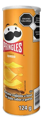 Papas Pringles Sabor A Queso 124 G 5 Pzs