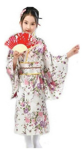 Perfect Vestido Japonés Kimono Bata Niñas Disfraz