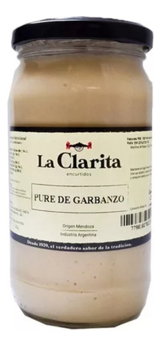 Pure De Garbanzo-la Clarita-x320g-kosher-sin Tacc