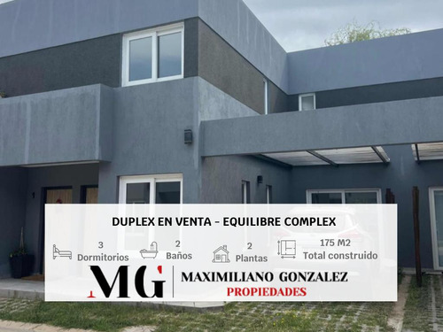 Duplex En Venta, 5 Ambientes - Equilibre Complex, Canning
