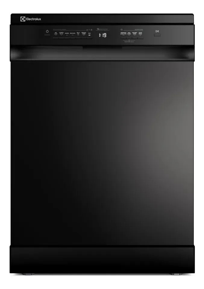 Lava-louça Electrolux 14 Serviços Lava E Seca 50 Min (lp14e) Preto 110v