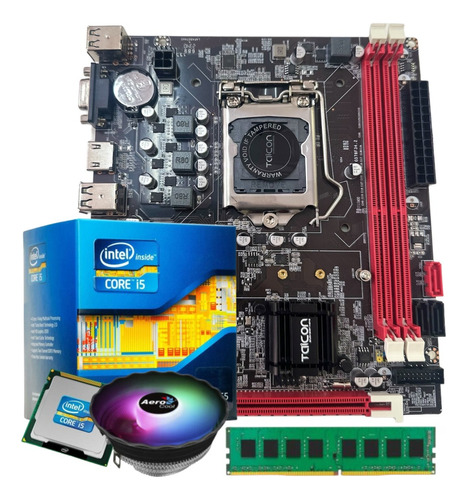 Kit Core I5 Com 8gb De Memória + Placa Mãe C/ Hdmi