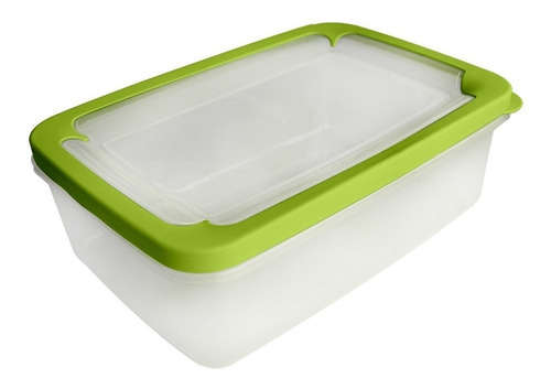 Set De 5 Recipientes Herméticos De 3 Lt Práctico Sellador