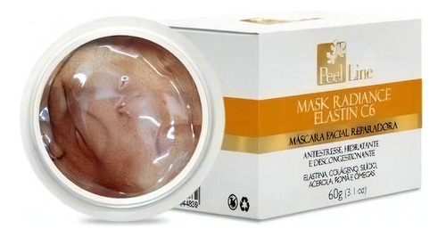 Peel Line Máscara Facial Reparadora Radiance Elastin C6 60g Tipo de pele Todo tipo de piel