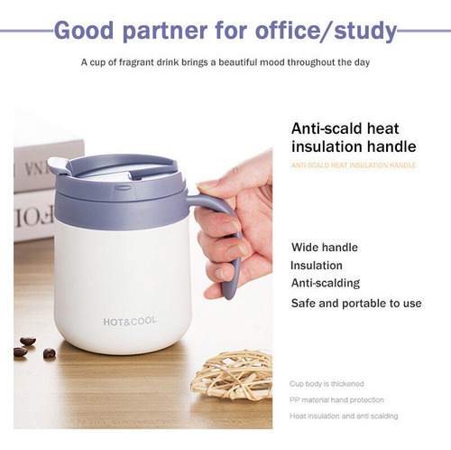 Taza Termo Con Asa Taza De Café De Acero Inoxidable