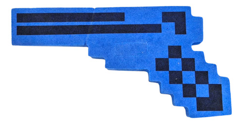 Revolver De Goma Eva Gruesa - Compatible Con Minecraft Color Rojo