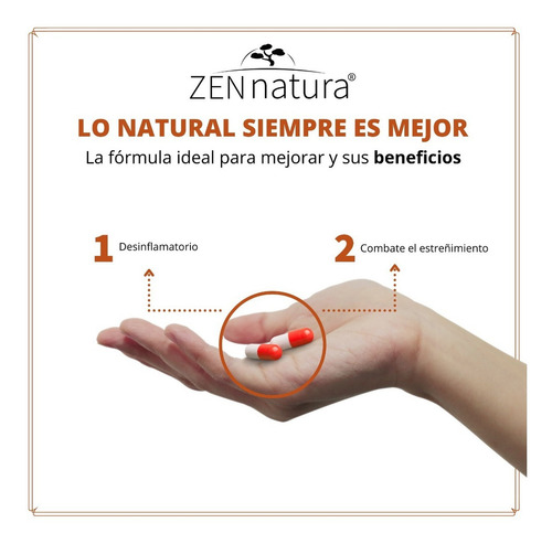 Suplemento Zen Natura Control de peso Raiz de tejocote XIMO - cápsula