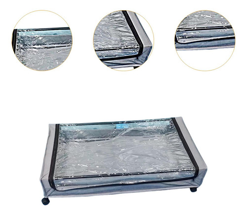 Cajas De Almacenamiento Debajo De La Cama Con Ruedas Y Tapa,