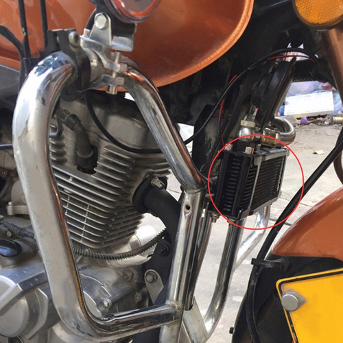 Resfriador De Óleo Universal Para Motocicleta, Refrigeração